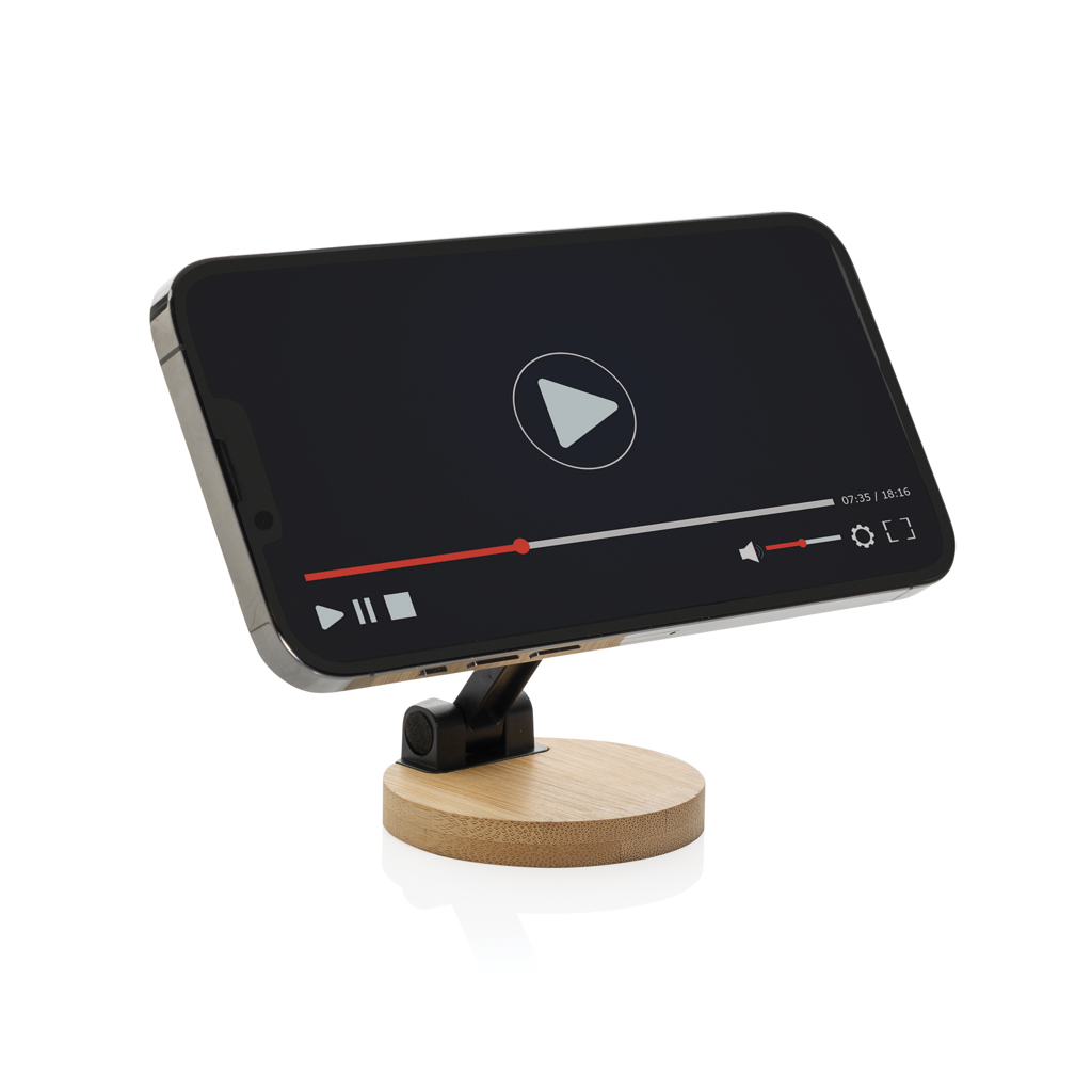 Soporte teléfono plástico reciclado y bambú Magmount RCS