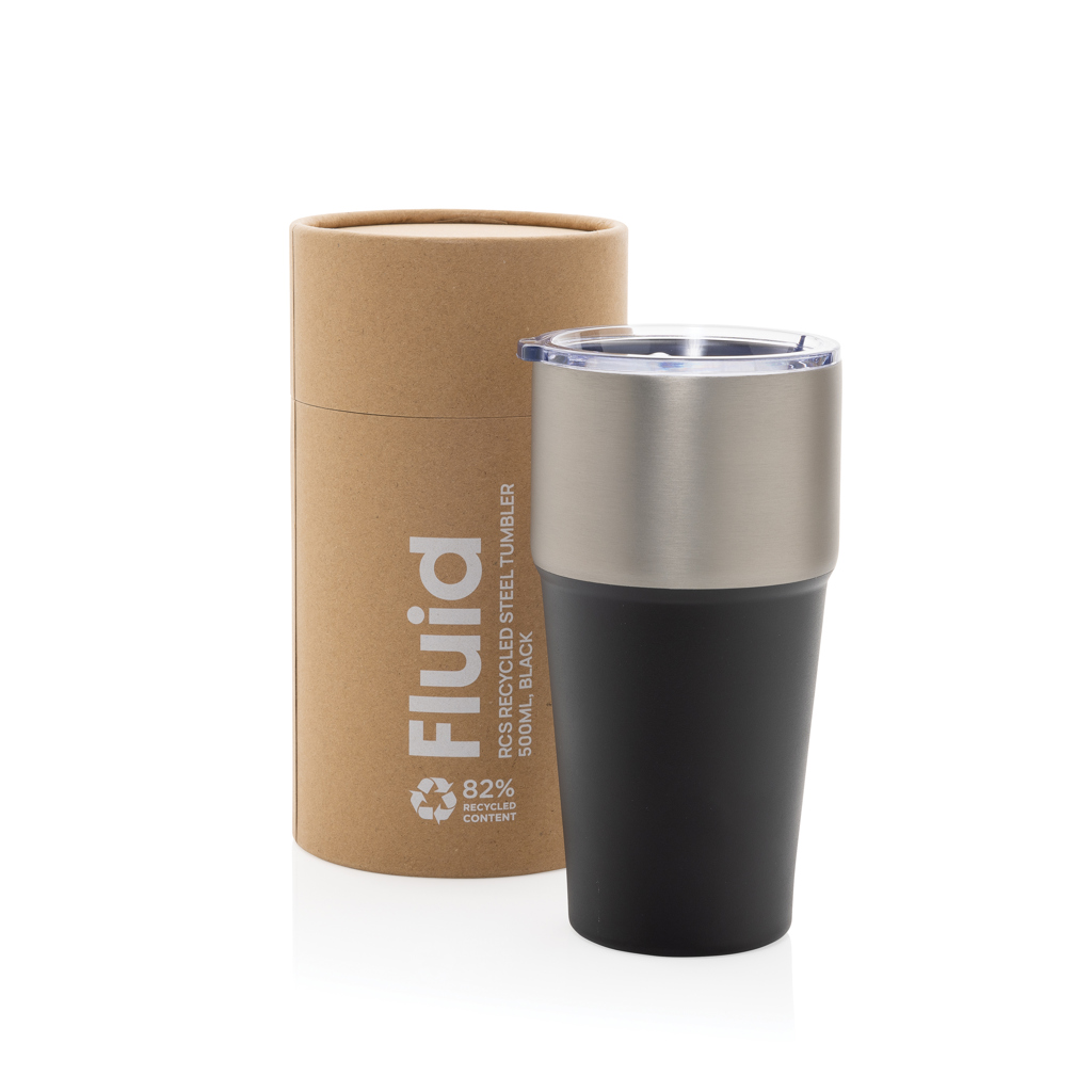 Vaso Fluid acero reciclado certificado RCS 500 ml