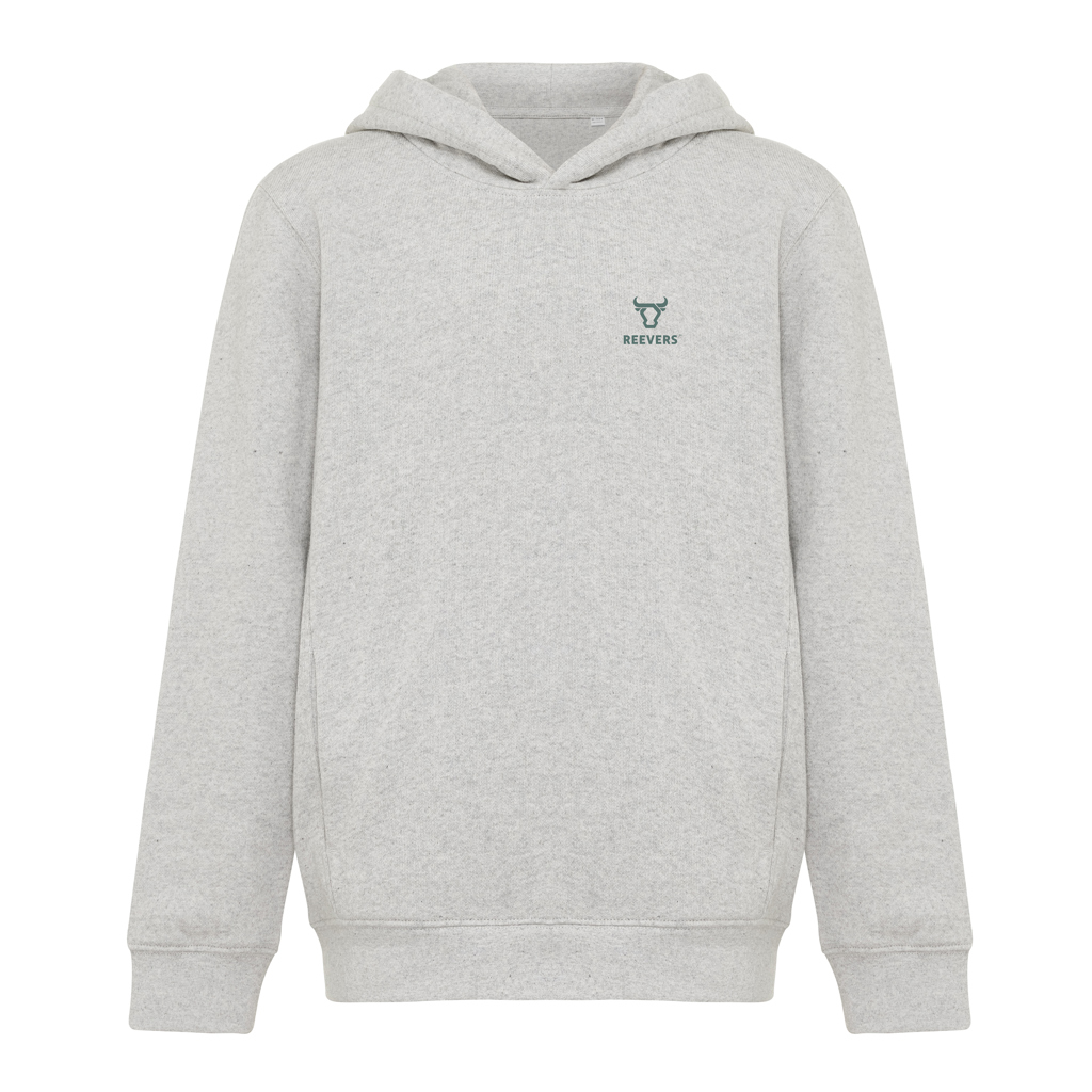 Sudadera Iqoniq Yengo capucha de algodón reciclado niños