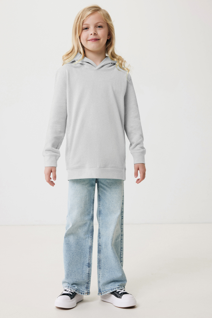 Sudadera Iqoniq Yengo capucha de algodón reciclado niños
