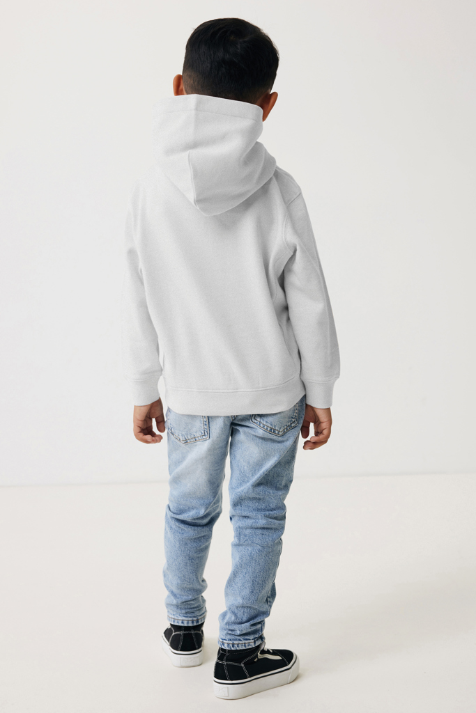 Sudadera Iqoniq Yengo capucha de algodón reciclado niños