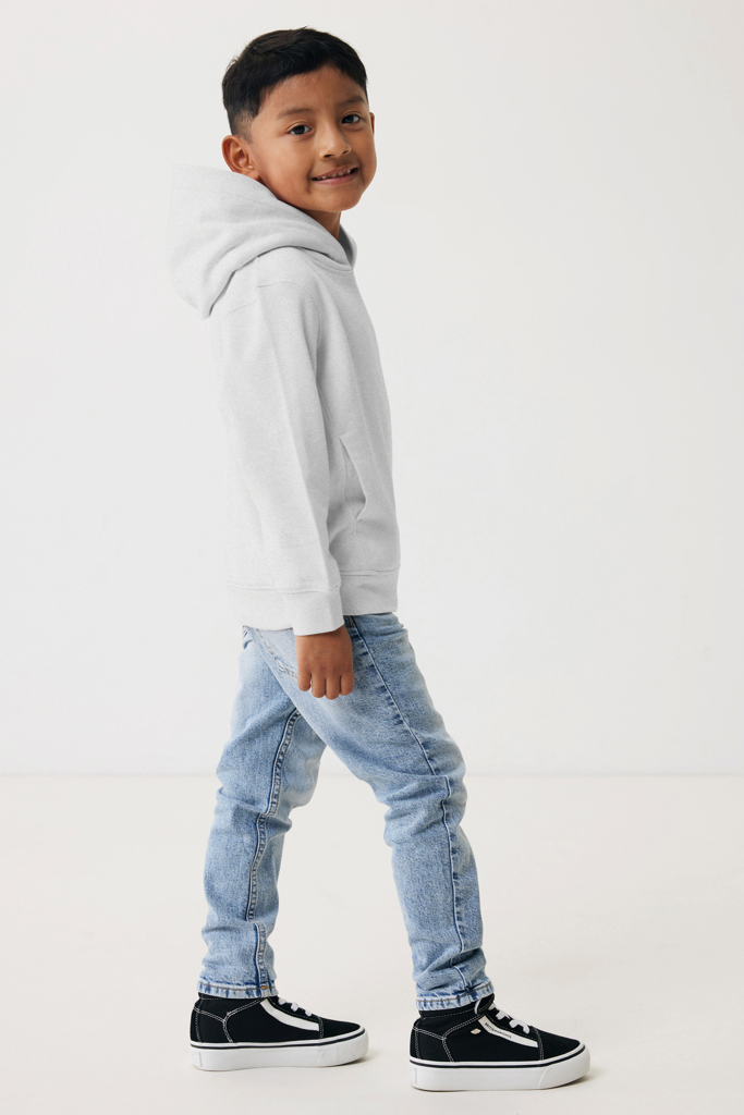 Sudadera Iqoniq Yengo capucha de algodón reciclado niños