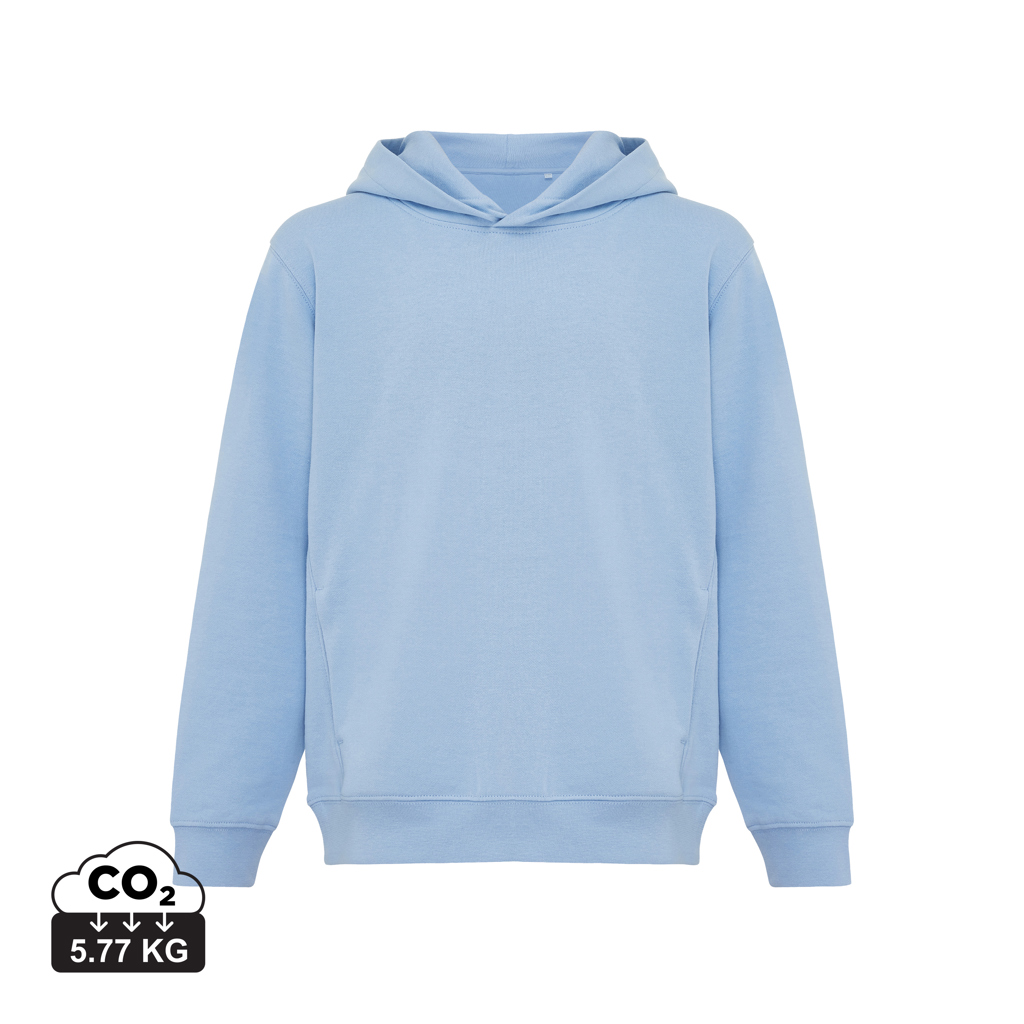 Sudadera Iqoniq Yengo capucha de algodón reciclado niños
