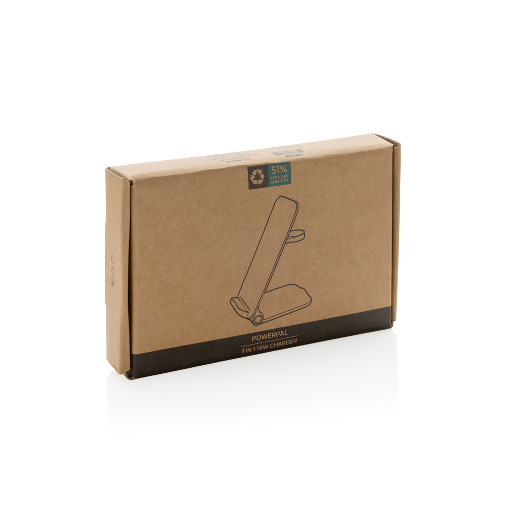 Cargador Terra 3 en 1 plegable RCS aluminio reciclable 15W