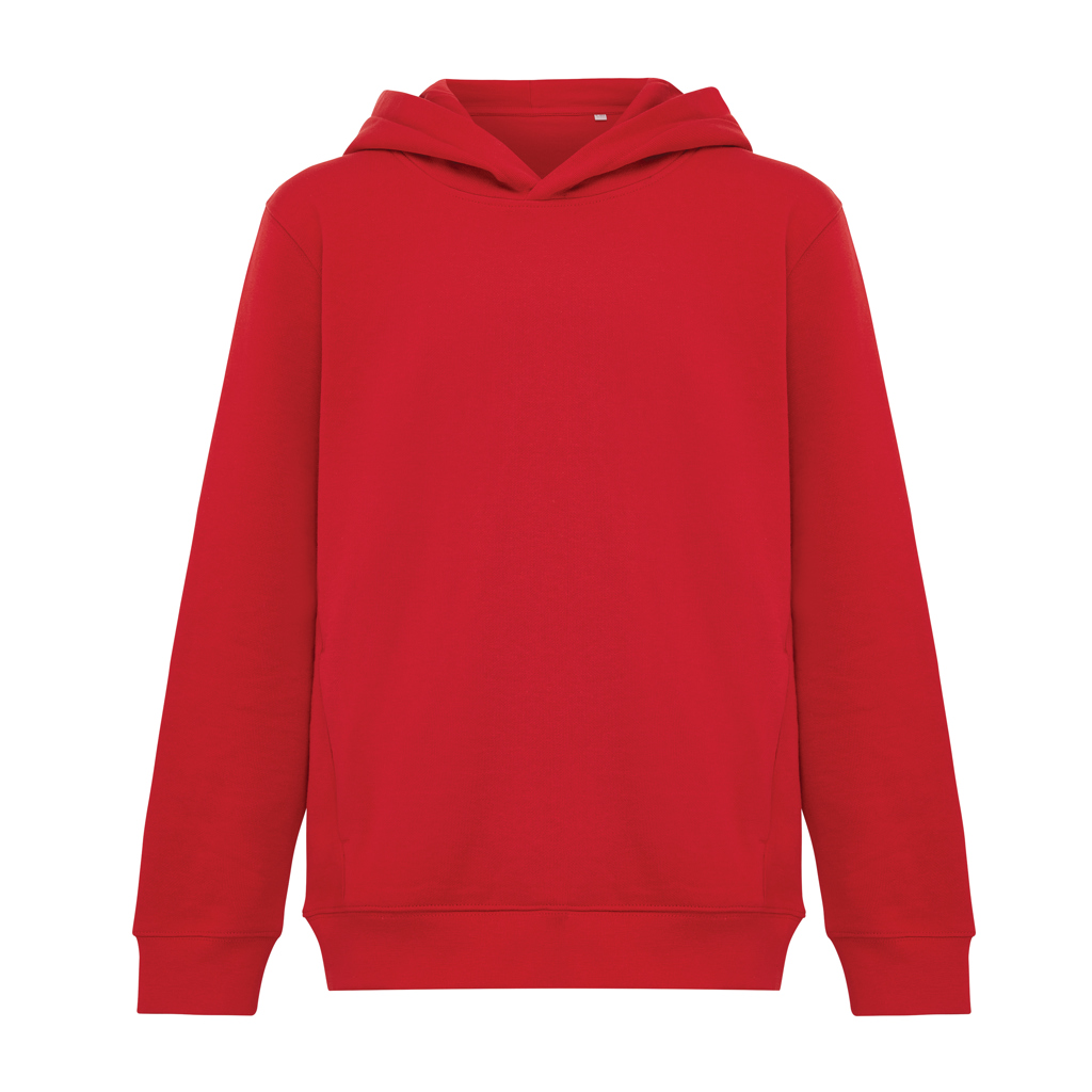 Sudadera Iqoniq Yengo capucha de algodón reciclado niños