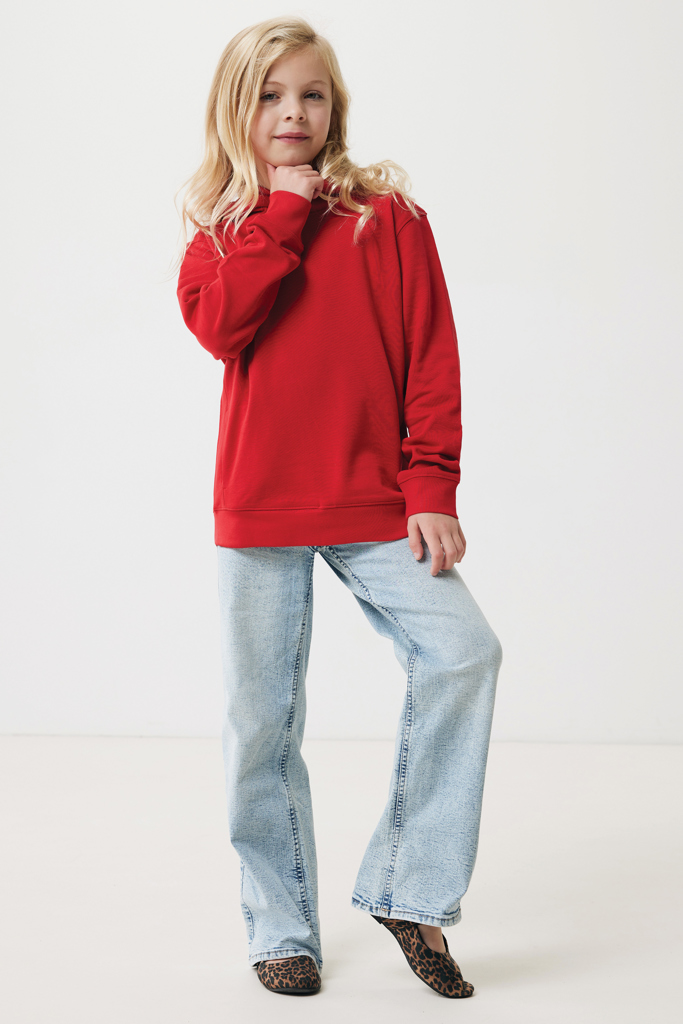Sudadera Iqoniq Yengo capucha de algodón reciclado niños