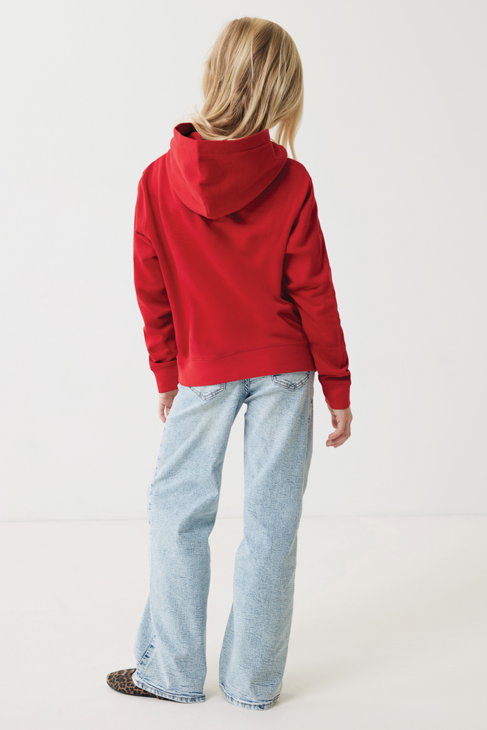 Sudadera Iqoniq Yengo capucha de algodón reciclado niños