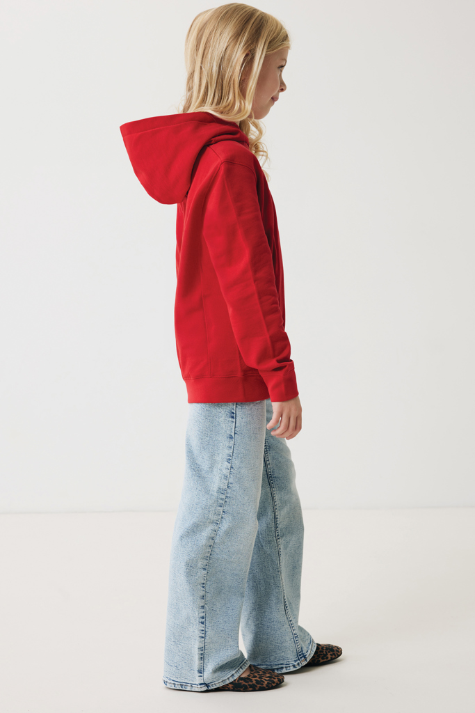 Sudadera Iqoniq Yengo capucha de algodón reciclado niños