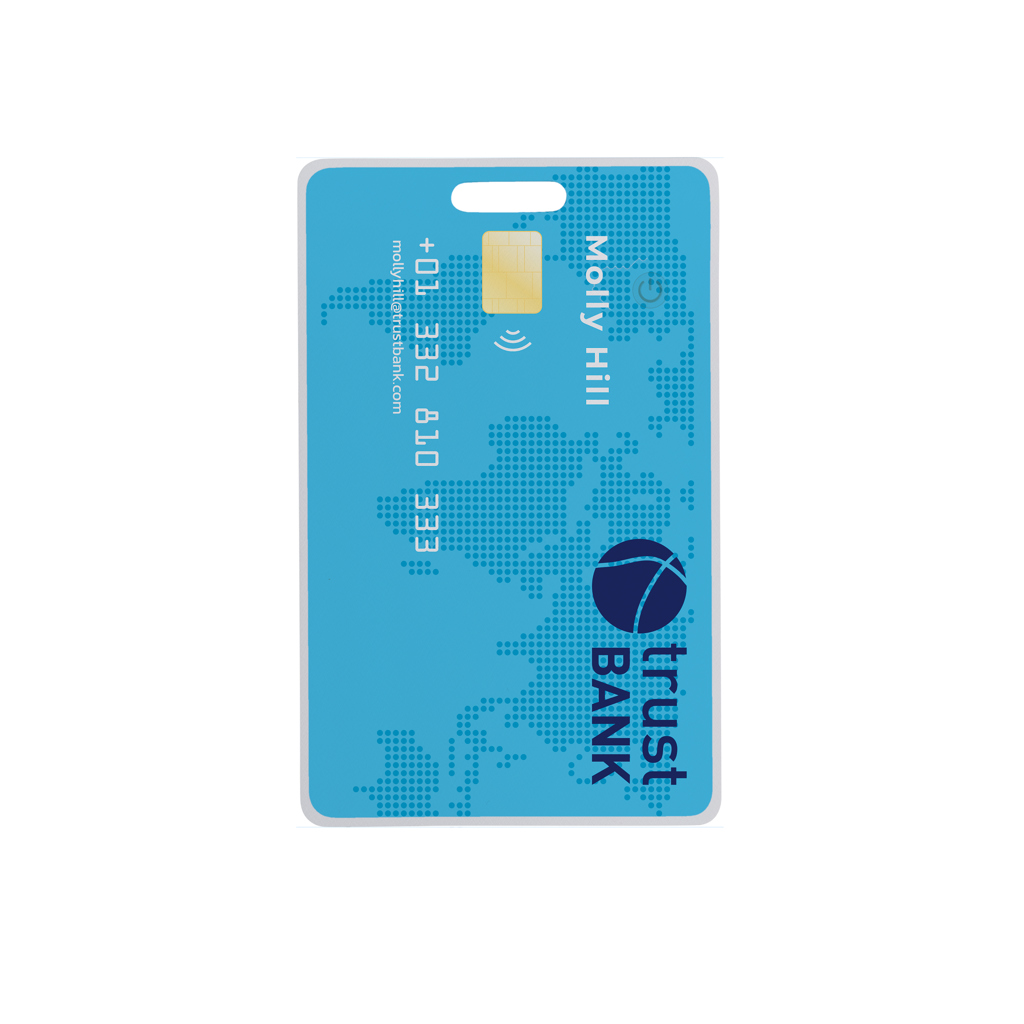Tarjeta rastreadora recargable ultradelgada plástico  Findit