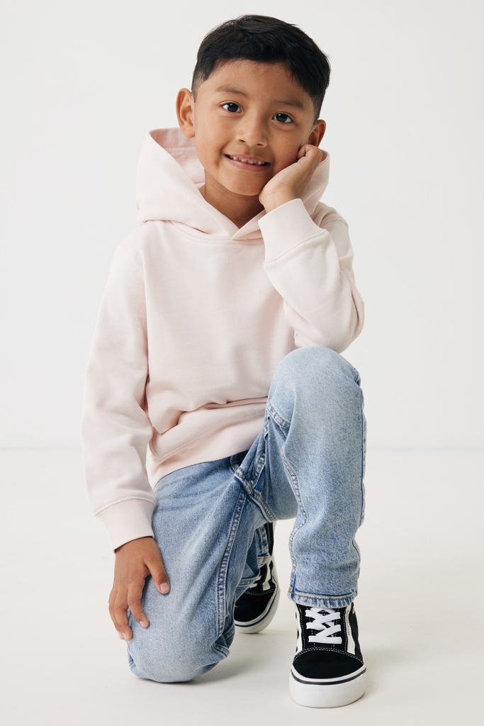 Sudadera Iqoniq Yengo capucha de algodón reciclado niños
