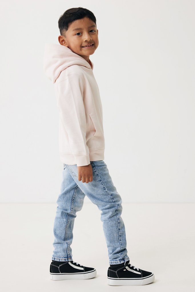 Sudadera Iqoniq Yengo capucha de algodón reciclado niños