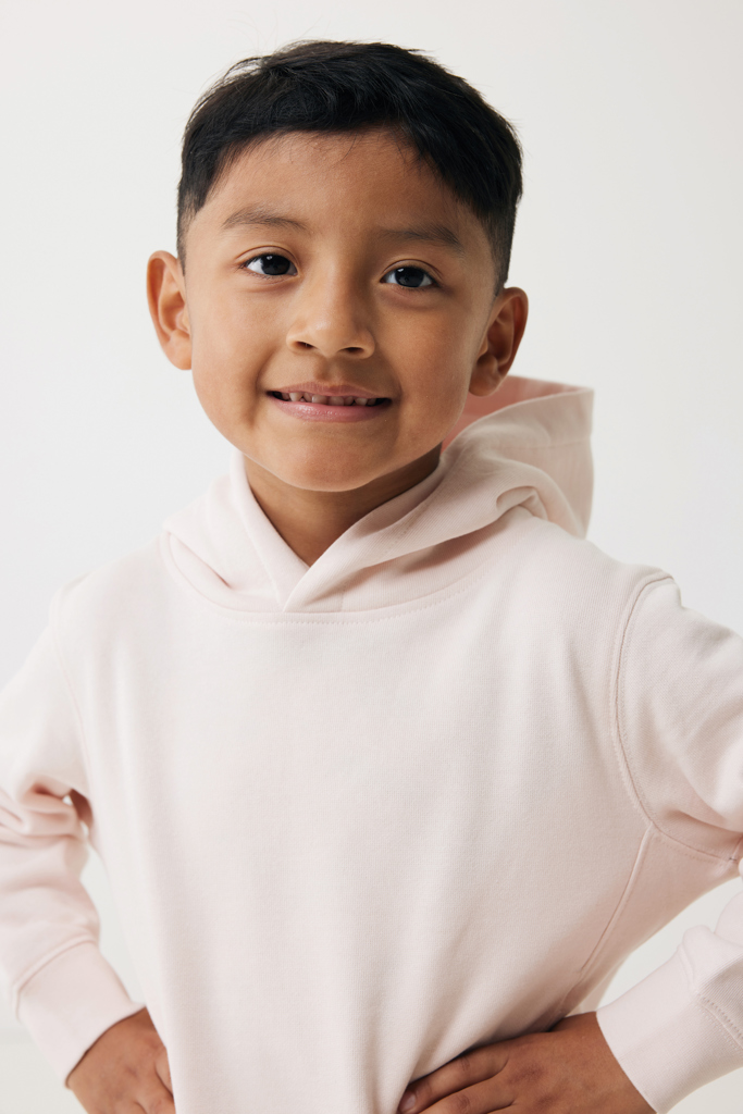 Sudadera Iqoniq Yengo capucha de algodón reciclado niños