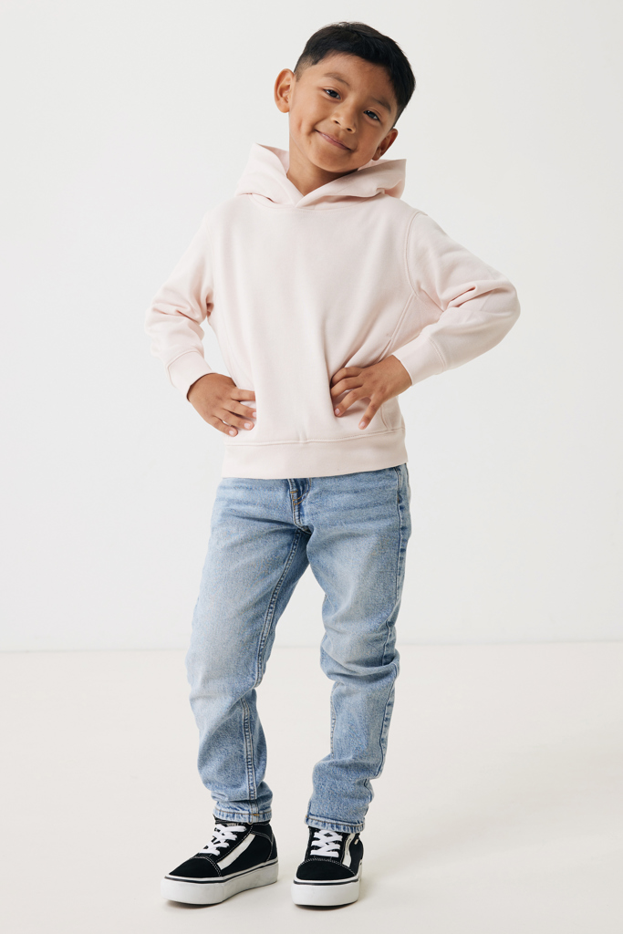 Sudadera Iqoniq Yengo capucha de algodón reciclado niños