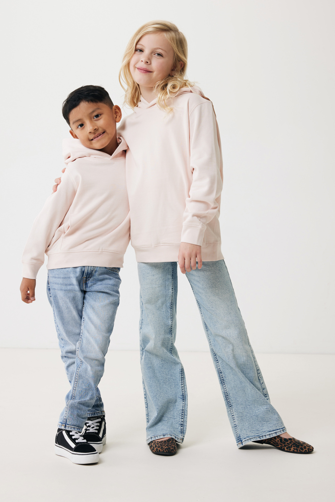 Sudadera Iqoniq Yengo capucha de algodón reciclado niños
