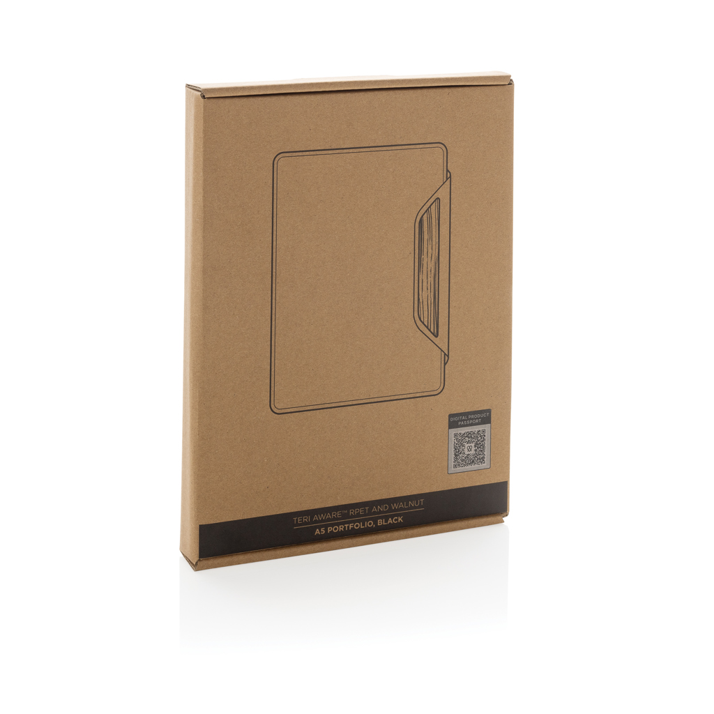 Portafolio A4 Teri Aware™ RPET y nogal