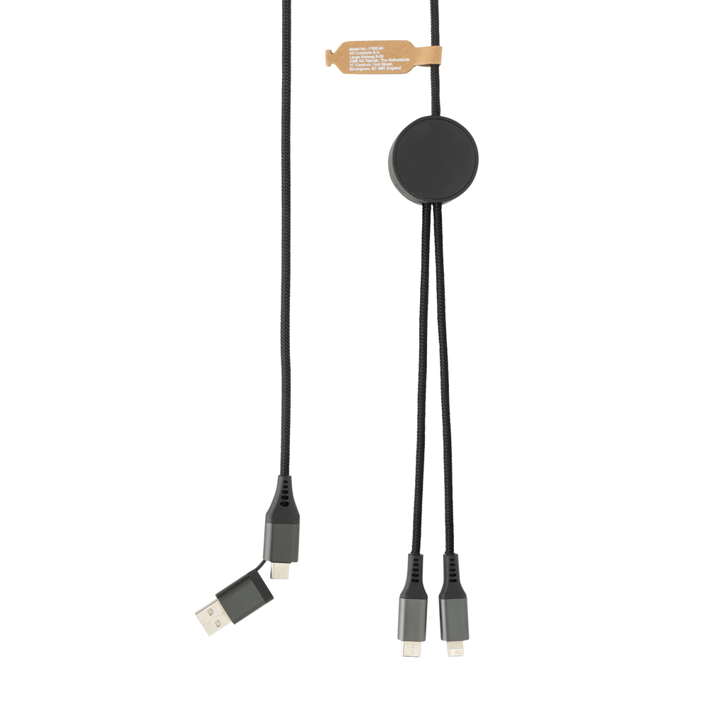 Cable Terra 4 en 1 PET reciclado 3 metros