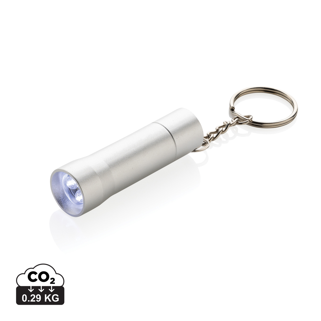 Linterna llavero de aluminio reciclado Flash RCS