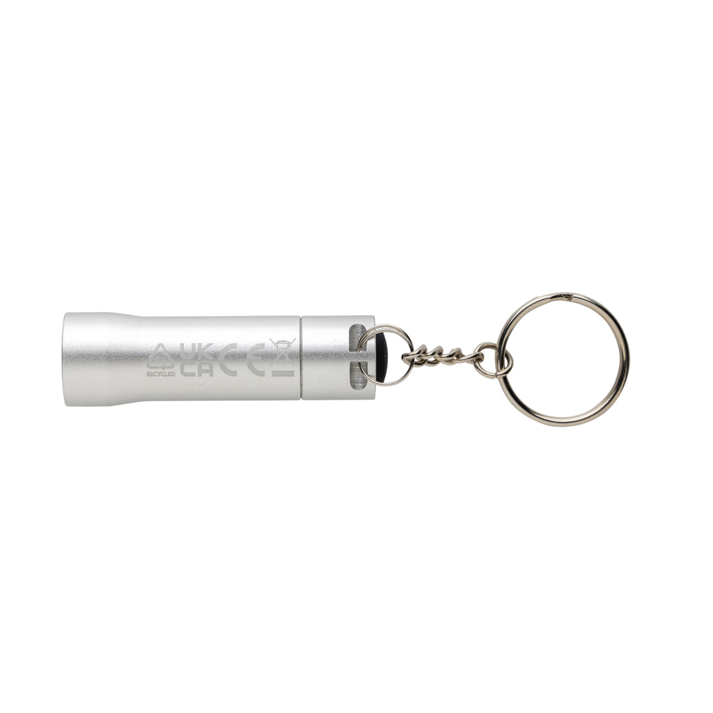 Linterna llavero de aluminio reciclado Flash RCS