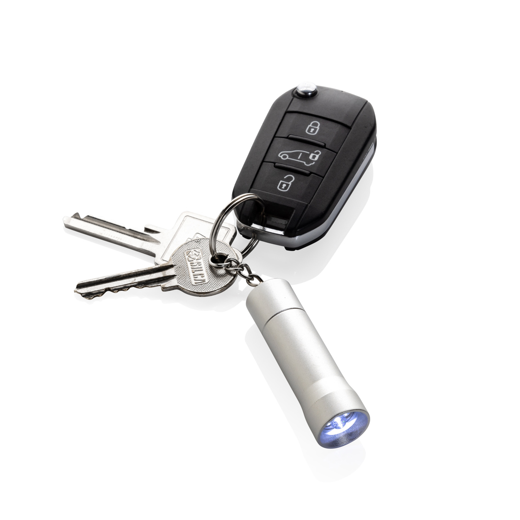 Linterna llavero de aluminio reciclado Flash RCS