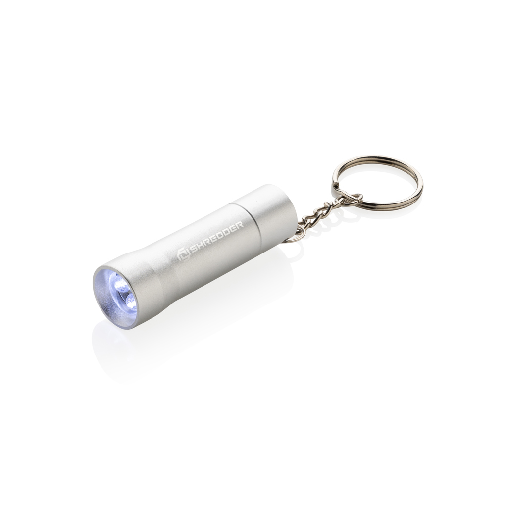Linterna llavero de aluminio reciclado Flash RCS