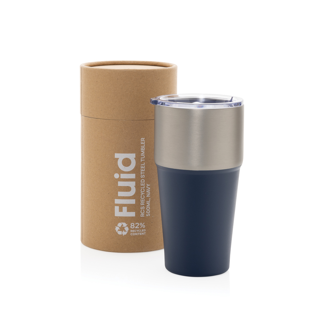 Vaso Fluid acero reciclado certificado RCS 500 ml