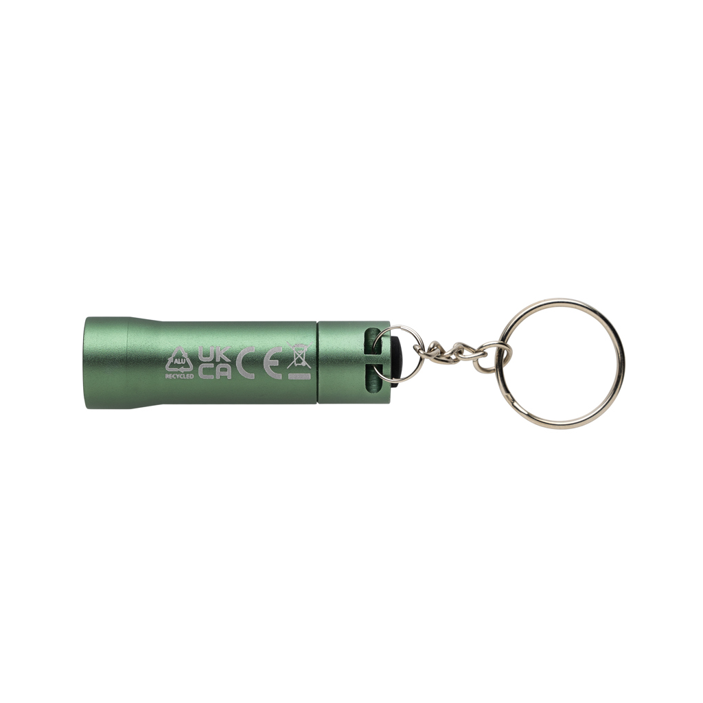 Linterna llavero de aluminio reciclado Flash RCS
