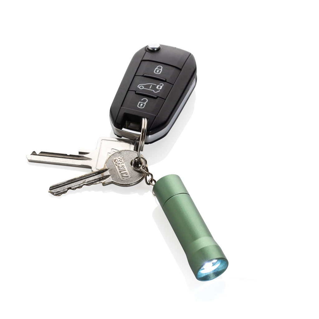 Linterna llavero de aluminio reciclado Flash RCS