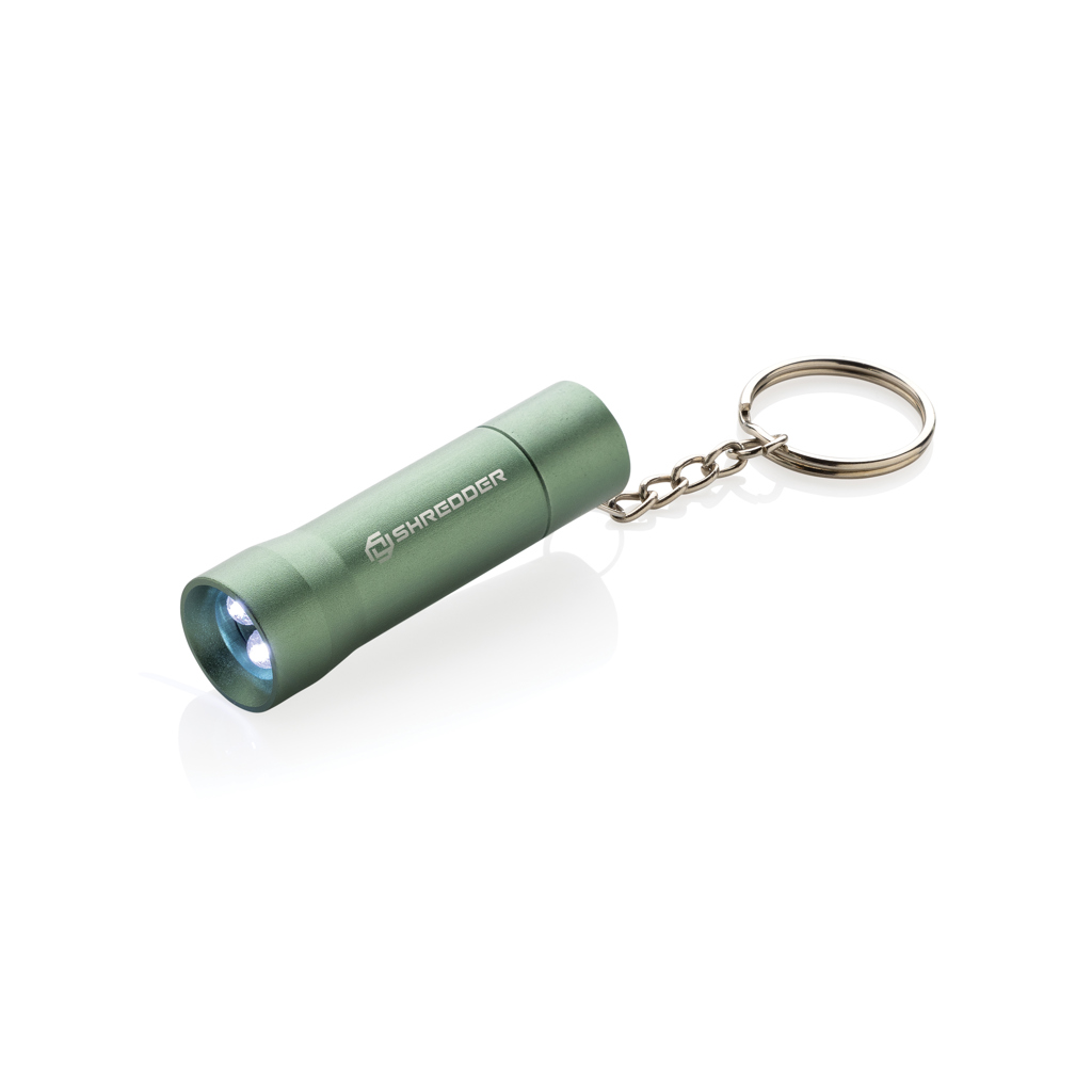 Linterna llavero de aluminio reciclado Flash RCS