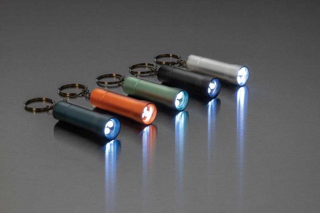 Linterna llavero de aluminio reciclado Flash RCS