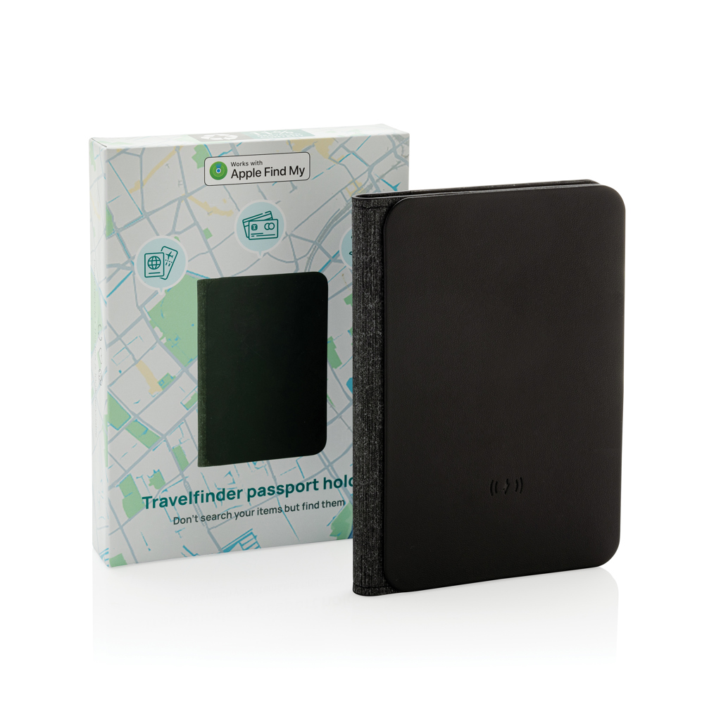Porta pasaporte Trackmate poliéster RCS con localización