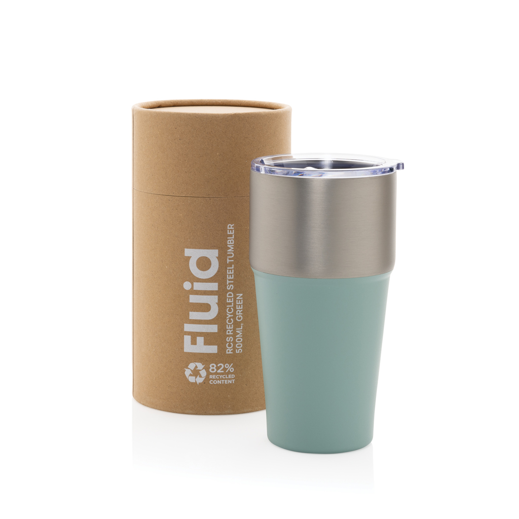 Vaso Fluid acero reciclado certificado RCS 500 ml