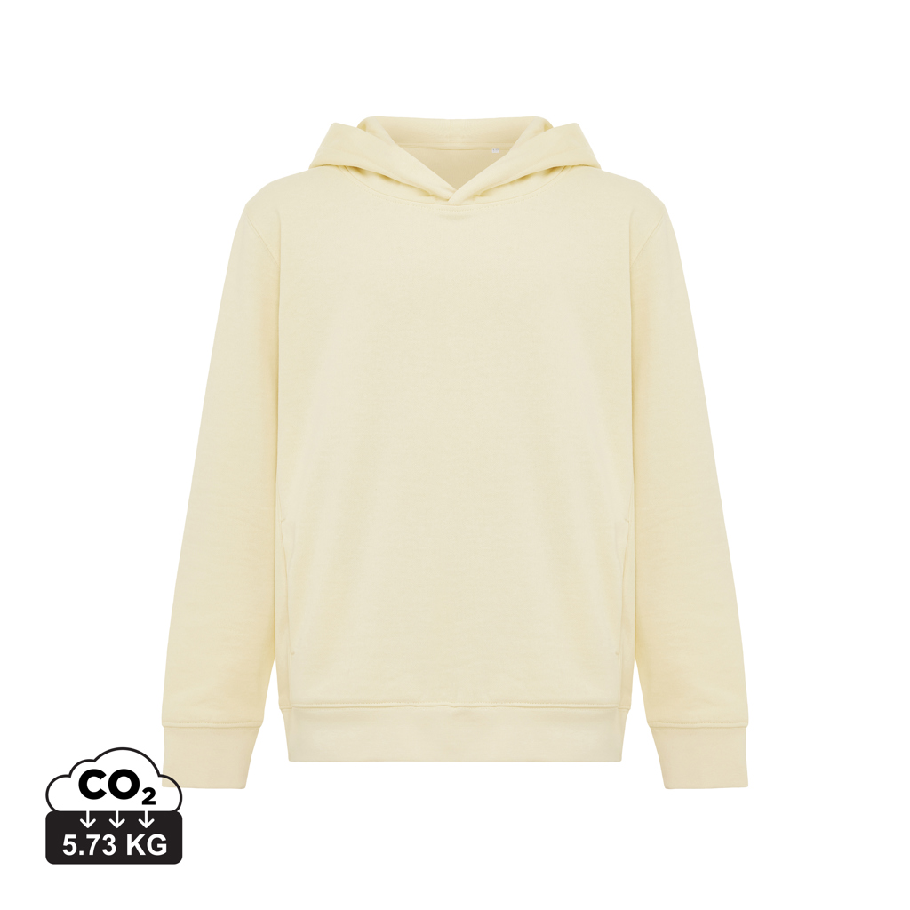 Sudadera Iqoniq Yengo capucha de algodón reciclado niños