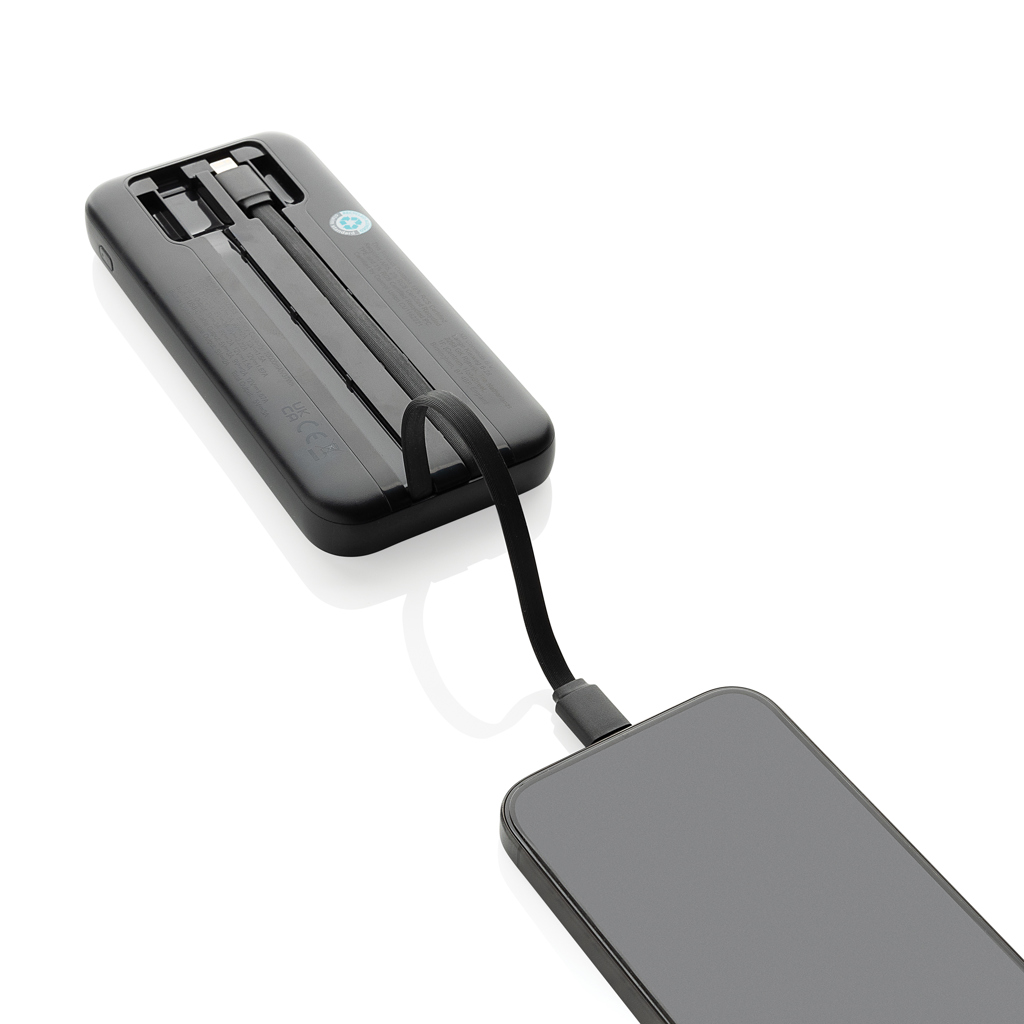 Powerbank Turbopack RCS 10.000 mAh cables integrados