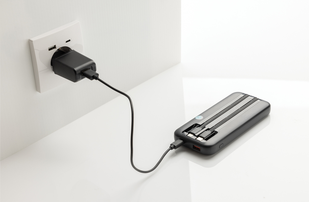 Powerbank Turbopack RCS 10.000 mAh cables integrados