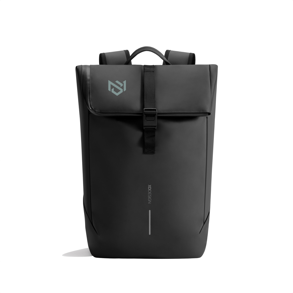 Mochila urbana resistente al agua con solapa