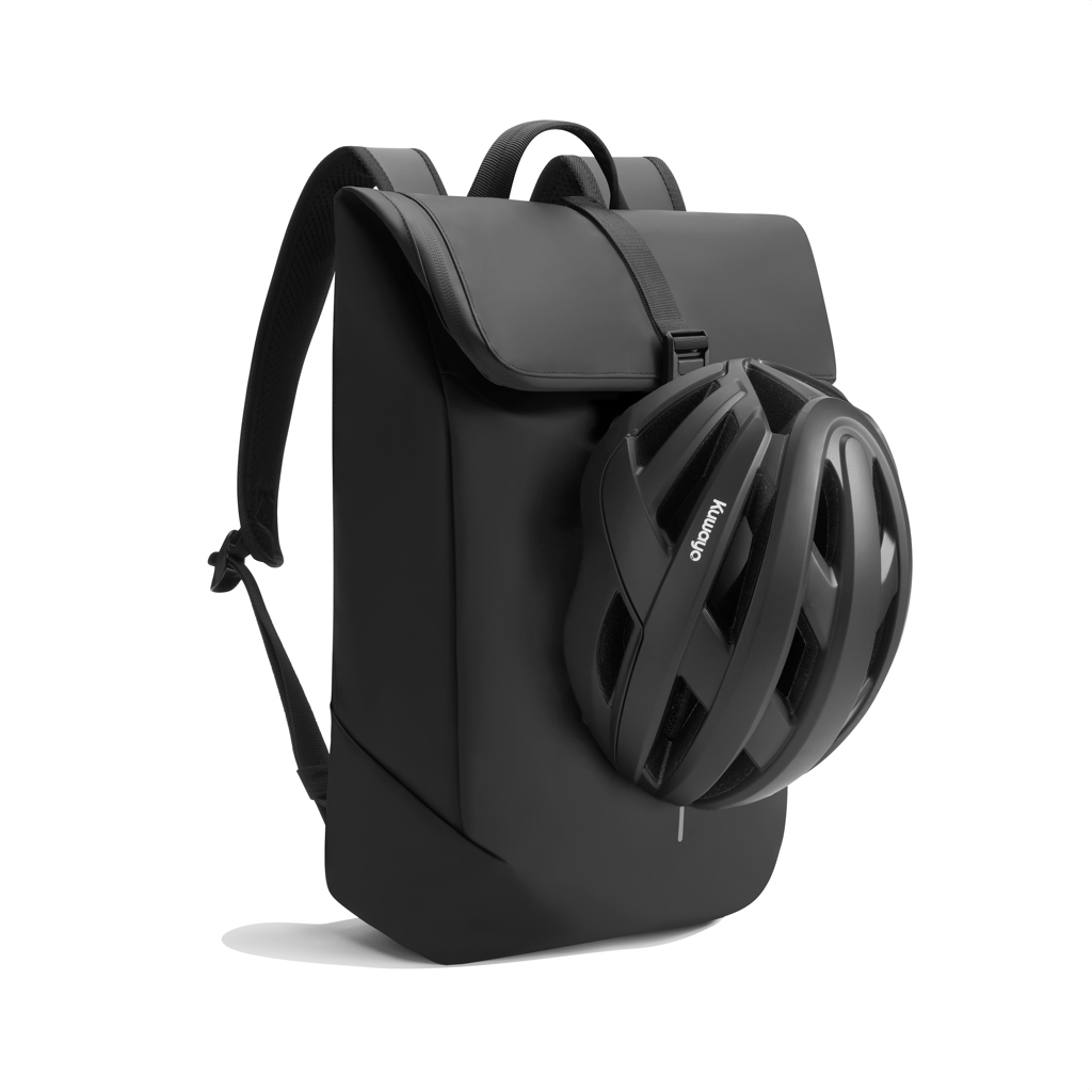 Mochila urbana resistente al agua con solapa