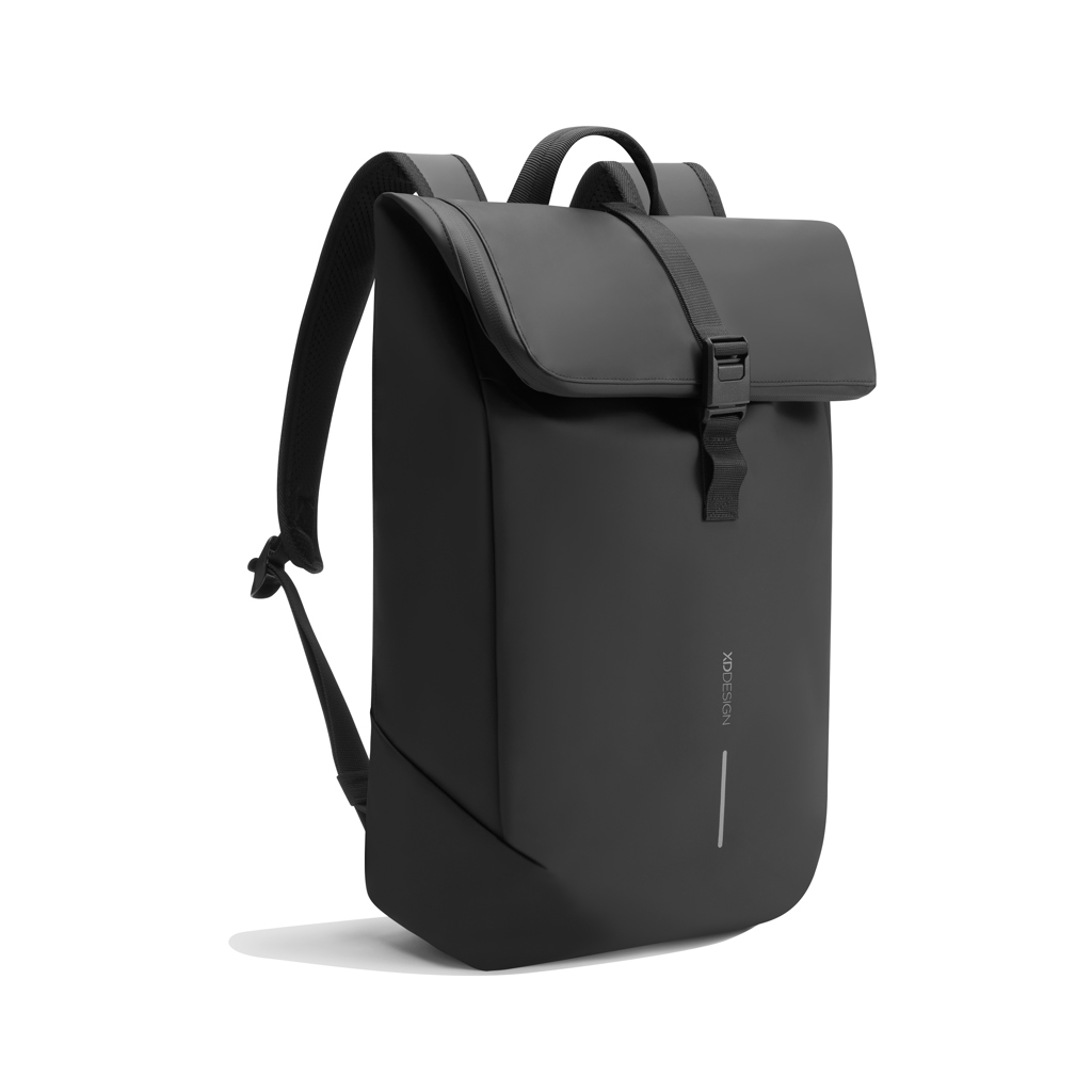 Mochila urbana resistente al agua con solapa