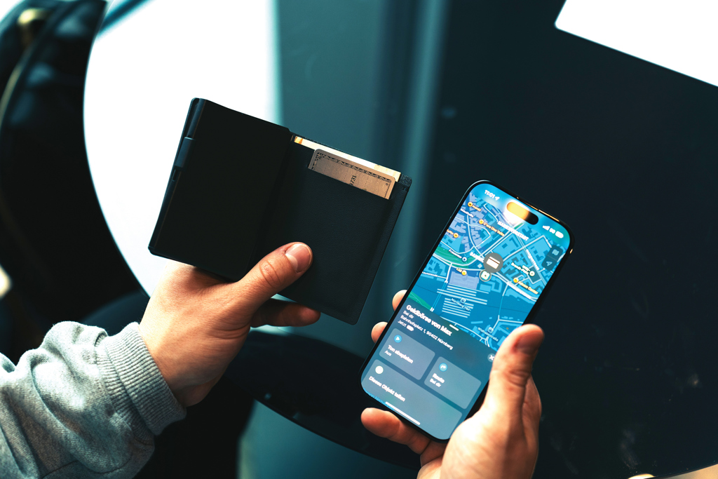 Cartera poliéster Seekcard RCS con localización