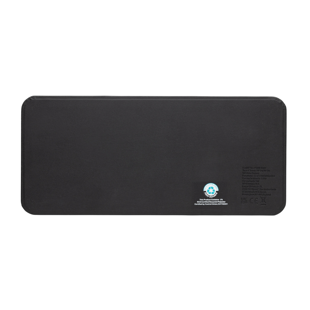 Bandeja cargador inalámbrico Swiss Peak 3 en 1 RCS  PU