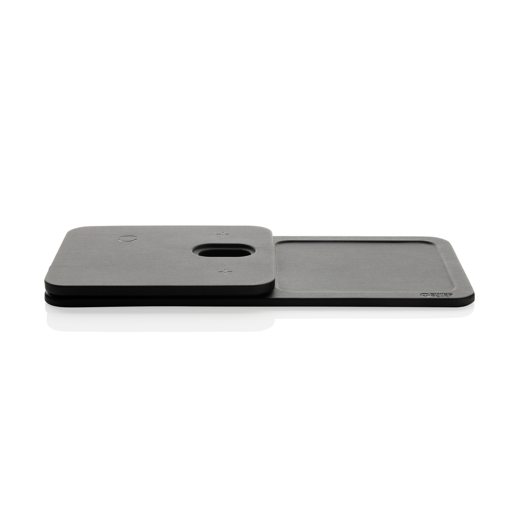 Bandeja cargador inalámbrico Swiss Peak 3 en 1 RCS  PU