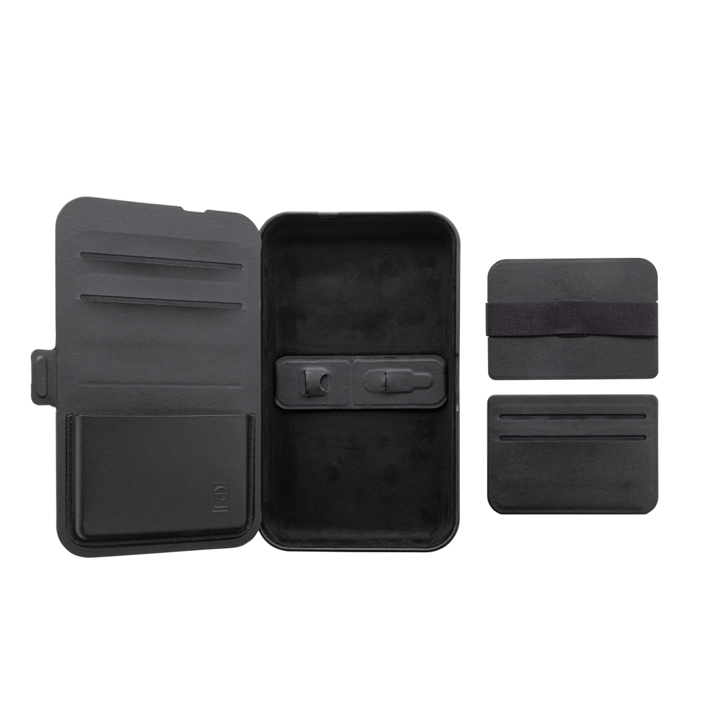 Estuche viaje reciclado RCS Swiss Peak con cargador 3 en 1