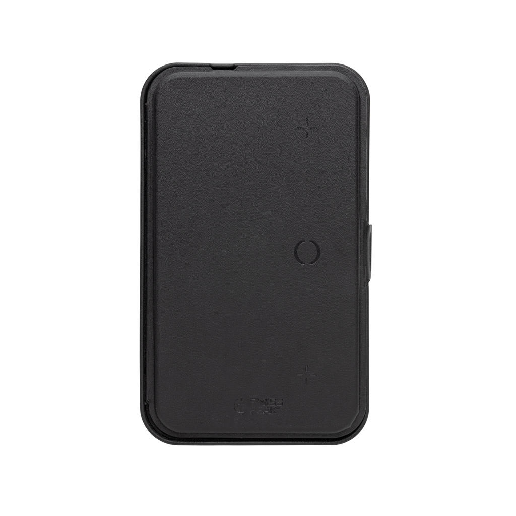 Estuche viaje reciclado RCS Swiss Peak con cargador 3 en 1