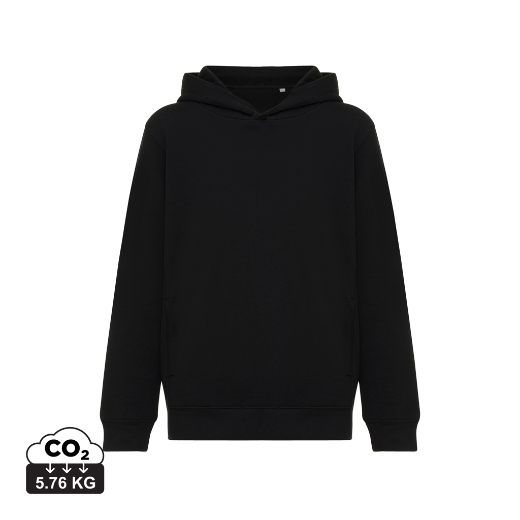 Sudadera Iqoniq Yengo capucha de algodón reciclado niños