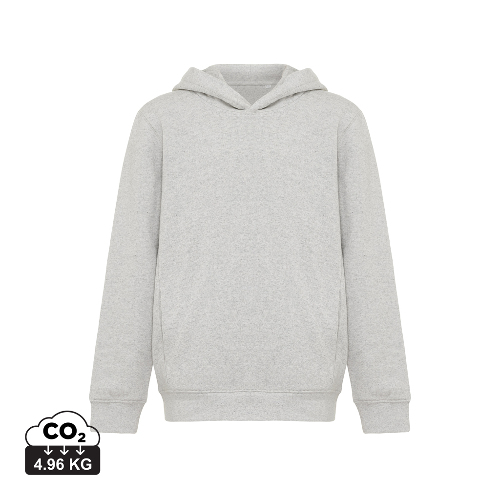 Sudadera Iqoniq Yengo capucha de algodón reciclado niños