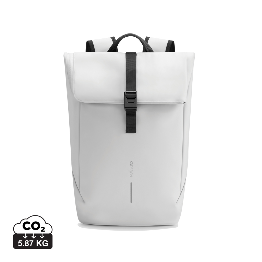 Mochila urbana resistente al agua con solapa