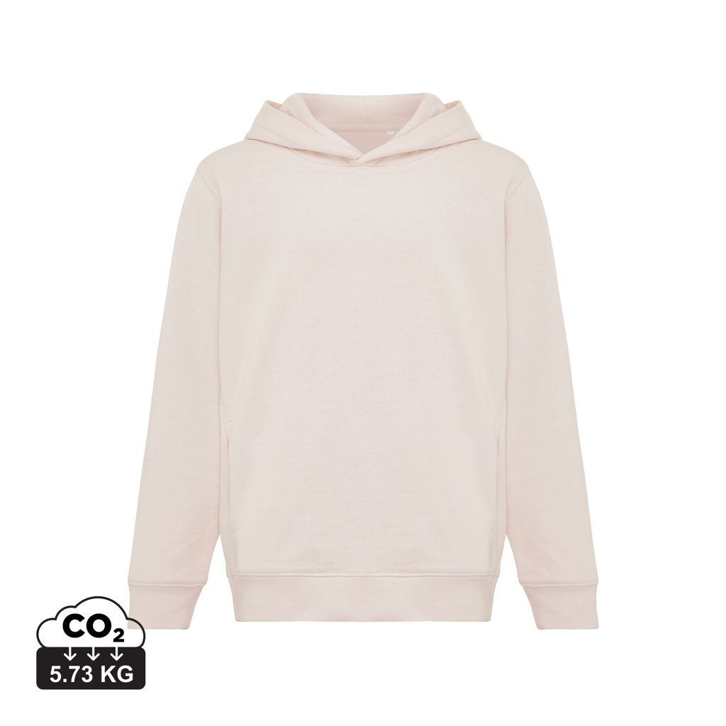 Sudadera Iqoniq Yengo capucha de algodón reciclado niños