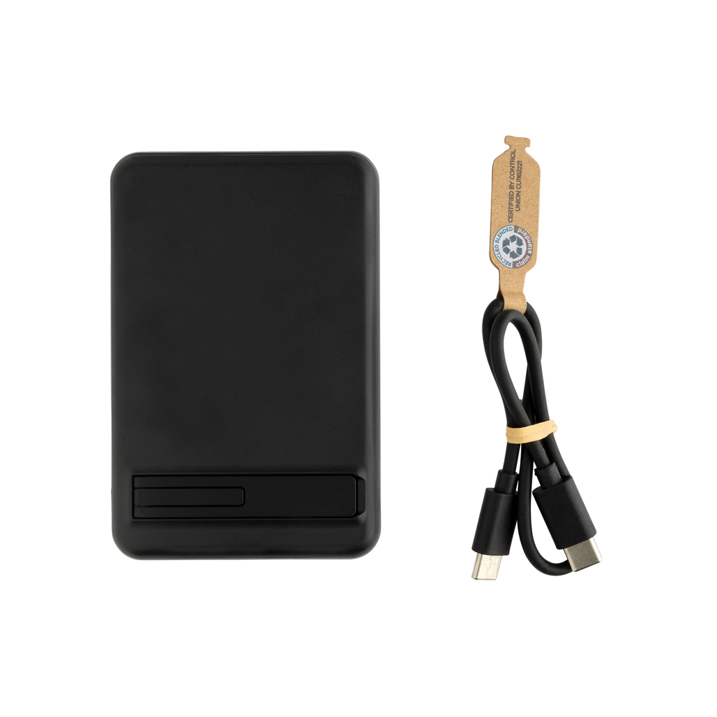 Powerbank magnático bambú Zen RCS rplastic 5.000 mAh