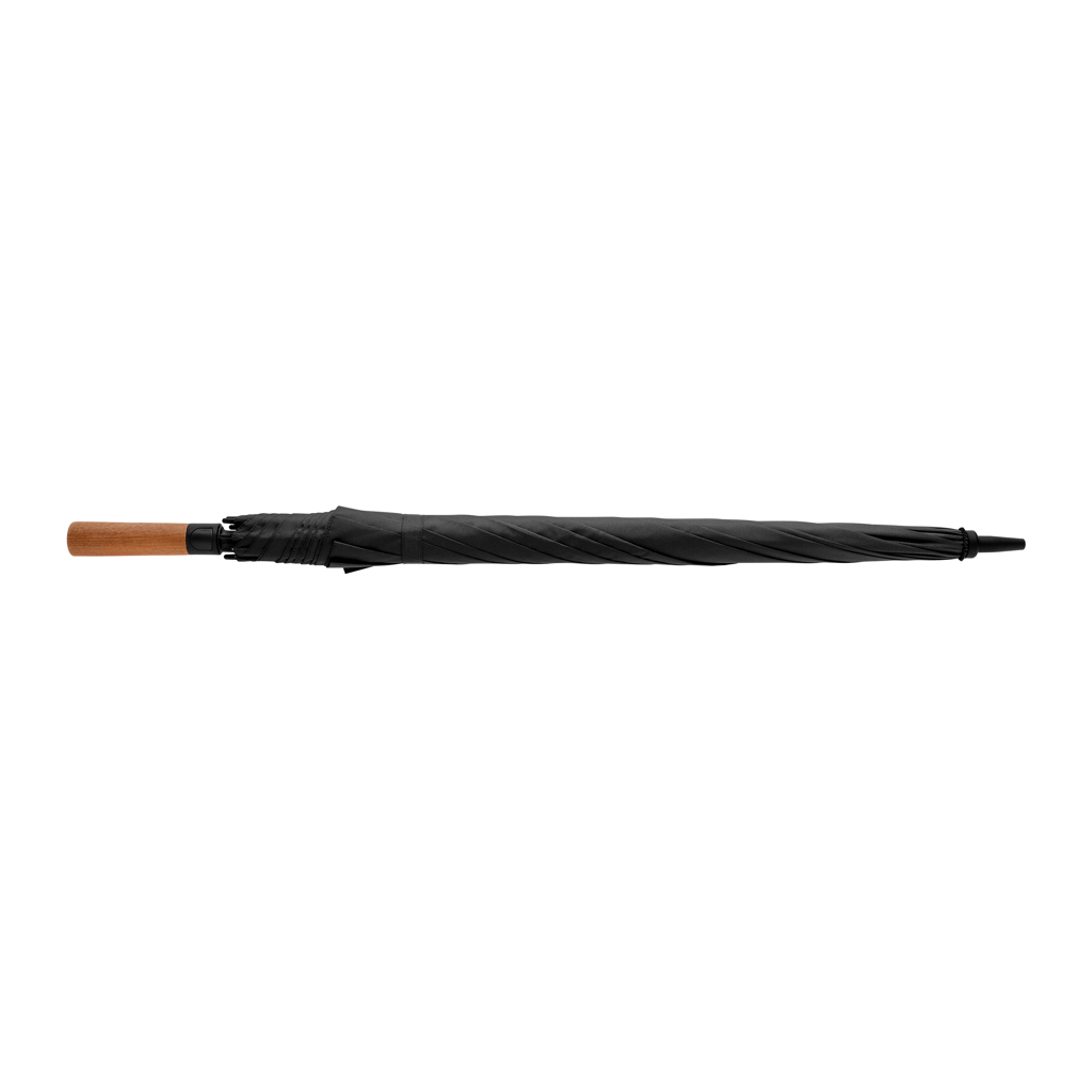 Paraguas automático RPET de acacia 30" Tony  Aware™