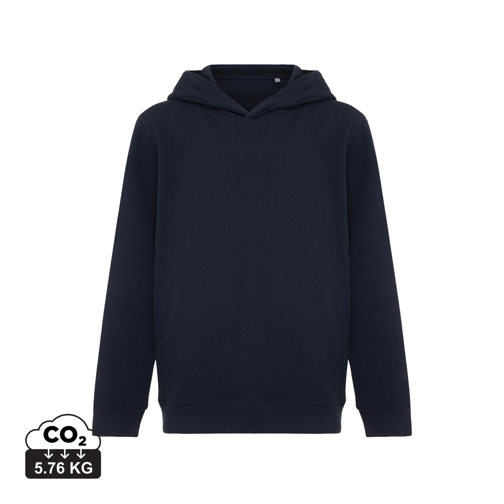 Sudadera Iqoniq Yengo capucha de algodón reciclado niños