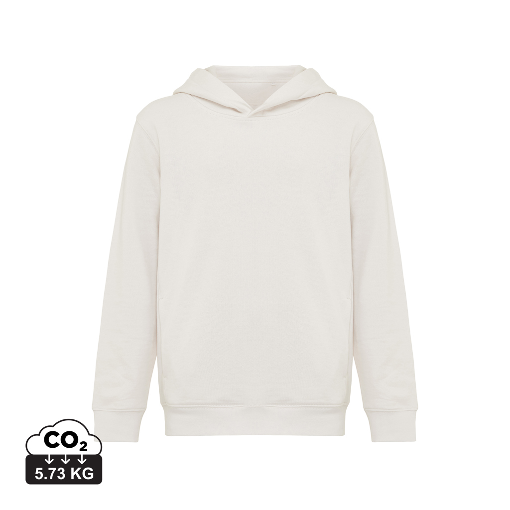 Sudadera Iqoniq Yengo capucha de algodón reciclado niños